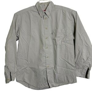 Vintage 90s Levi's Shirt Mens Large BEIGE Oversized Boxy Fit P2P 26" WPL 423